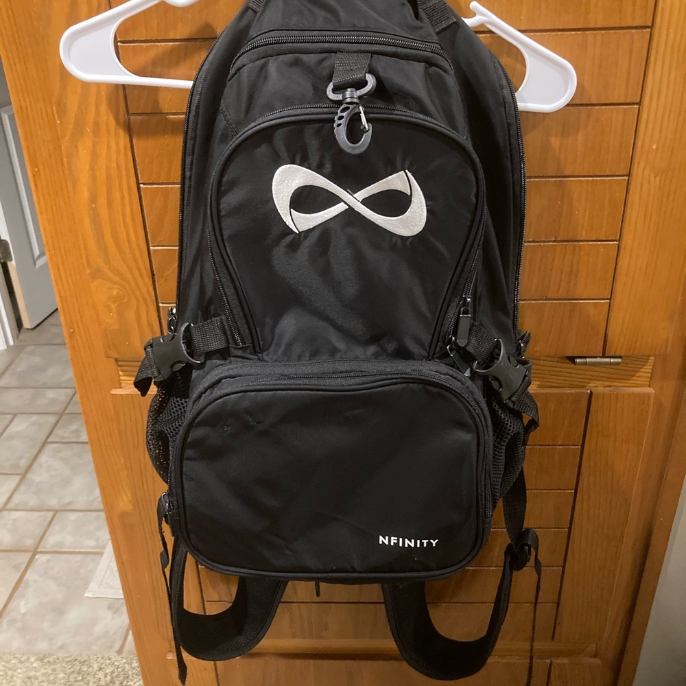 NFINITY Black Backpack with white Logo - Picture 10 of 13